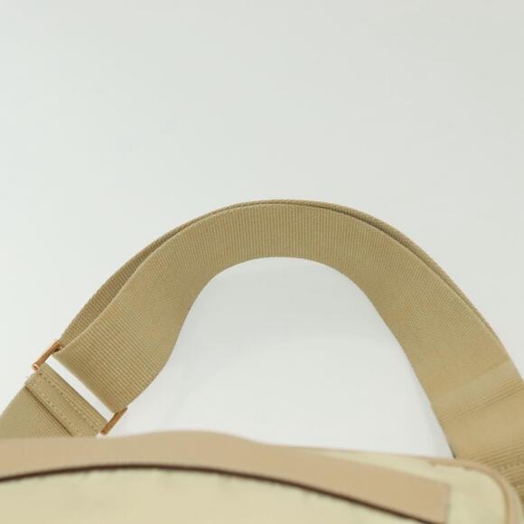 PRADA Shoulder Bag Nylon Beige Gold - Picture 8 of 13